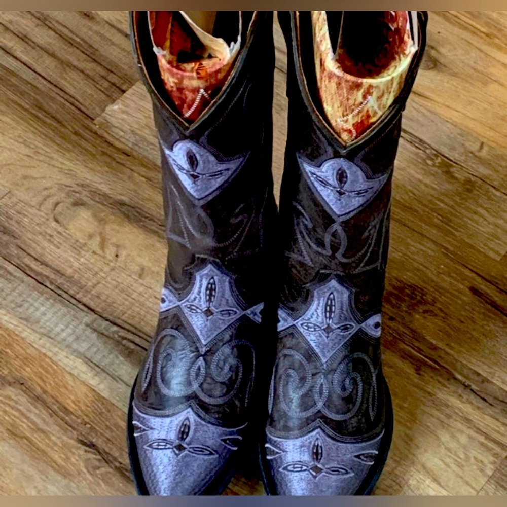 Old Gringo embroidered cowgirl cowboy Boots boho 13” shaft RTL 550 NIB 7.5 - Picture 2 of 4